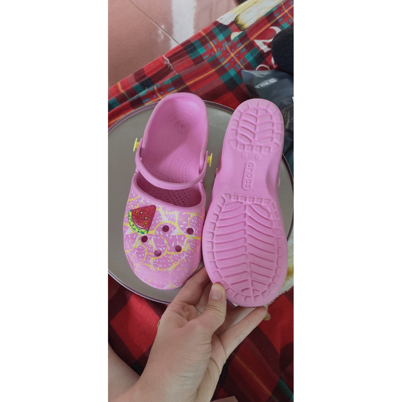 Crocs bé gái size J3-21.5cm