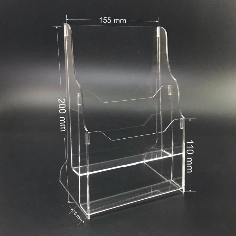 🎀🎀 KỆ MICA 2 NGĂN A5 ĐỨNG