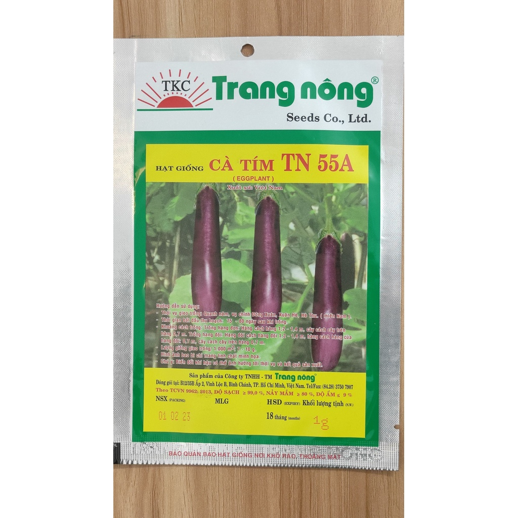 [HCM] Cà Tím TN 55A Trang Nông 1g