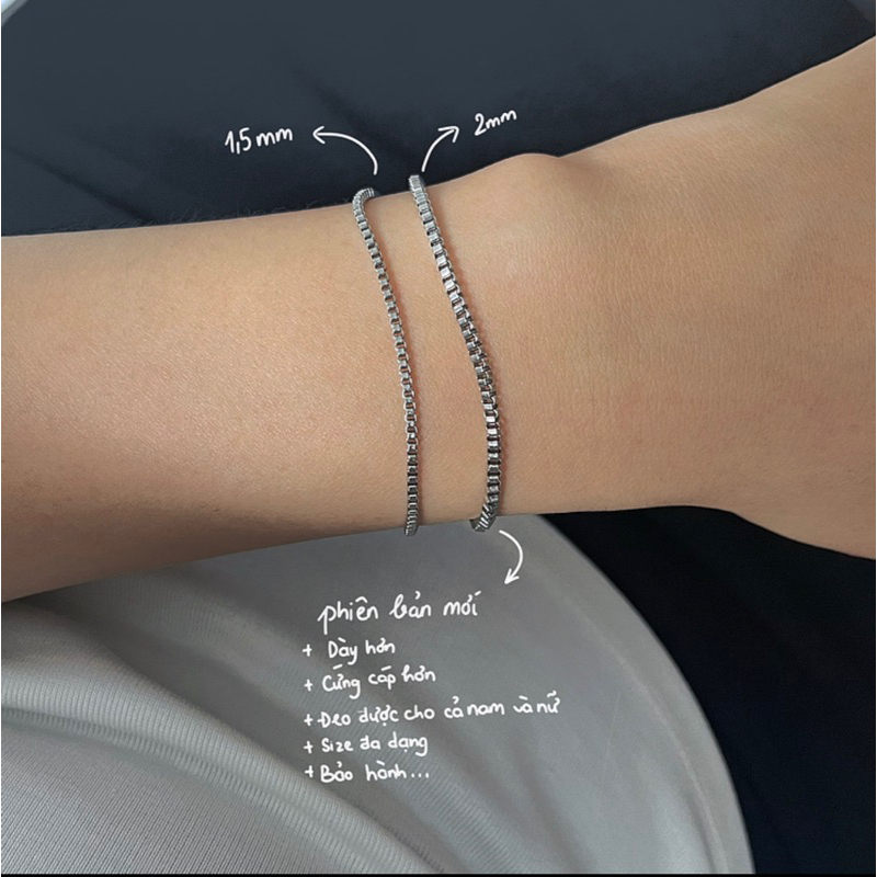 Vòng tay titan Madde - Mini Rang 1,5mm/2mm bracelet