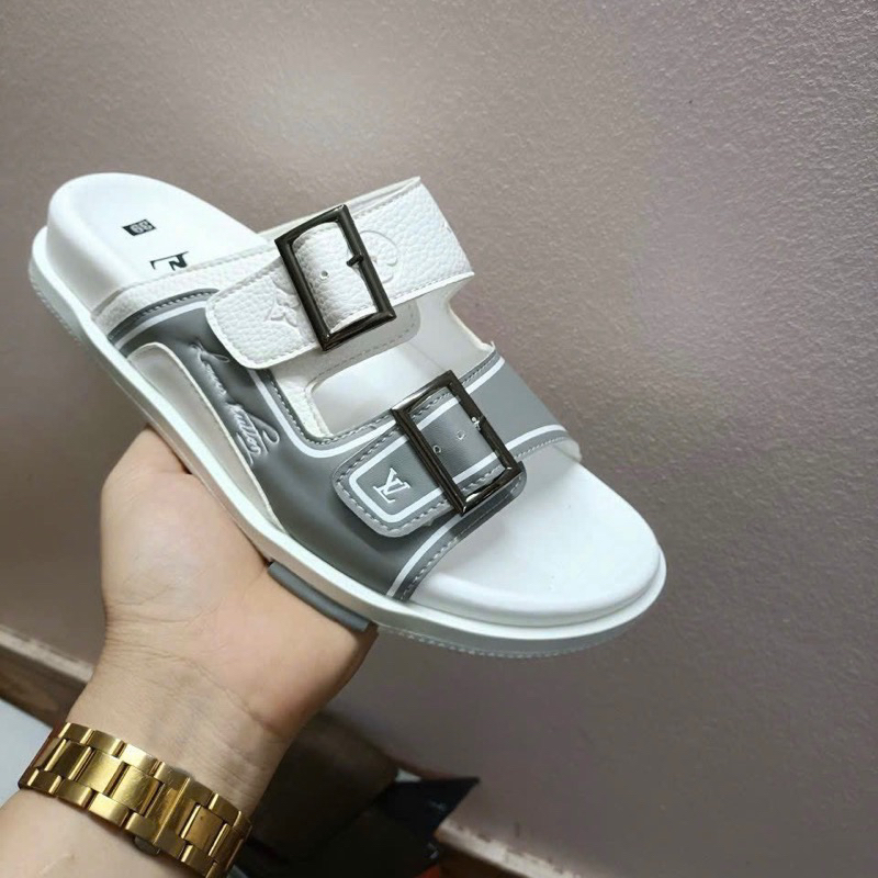 Dép nam L đế đúc nguyên khối đi êm thời trang cao cấp Dép nam quai ngang hàng xuất khẩu kiểu dáng thanh lịch