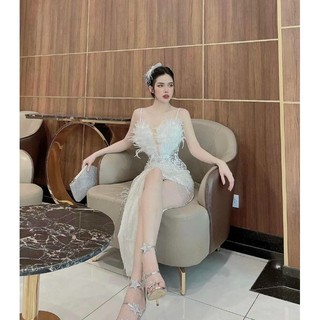 ✨ Đầm rua lông 2 dây✨ HÌNH THẬT