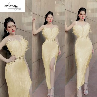 ✨ Đầm rua lông 2 dây✨ HÌNH THẬT