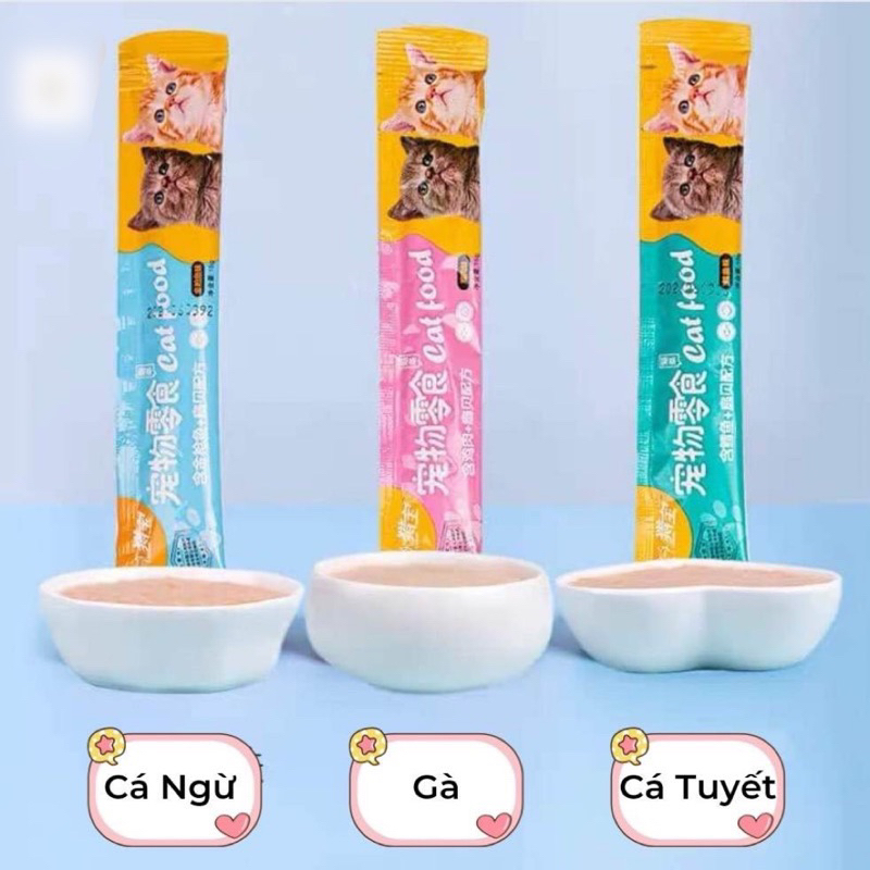 Combo 50 Súp Thưởng Catfood & Petsnack,Catfood & petsnack Súp Thưởng giá ưu đãi 😽Siêu Tiết Kiệm 😽Bán lẻ giá sĩ 😽