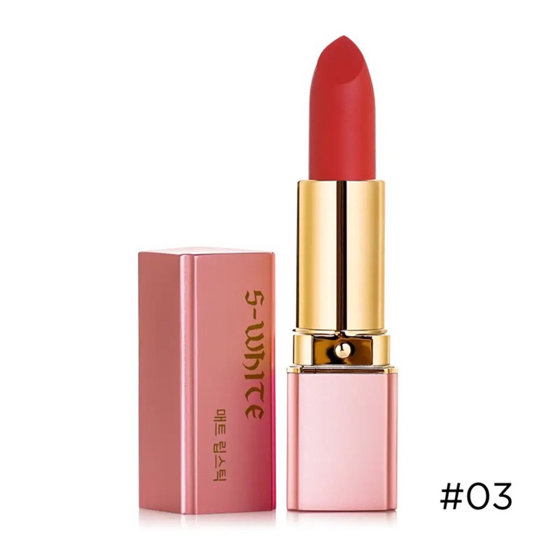 Son màu lâu trôi Swhite 03 đỏ thuần