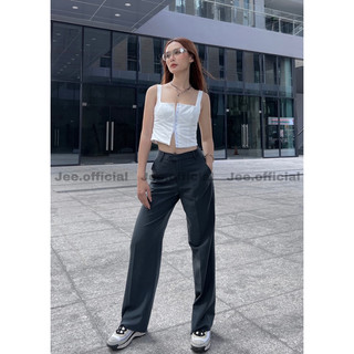 JEE - Quần ống suông xám