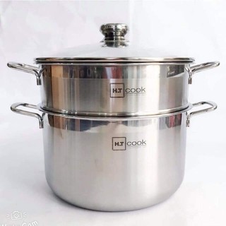 Bộ nồi xửng hấp inox cao cấp 28cm