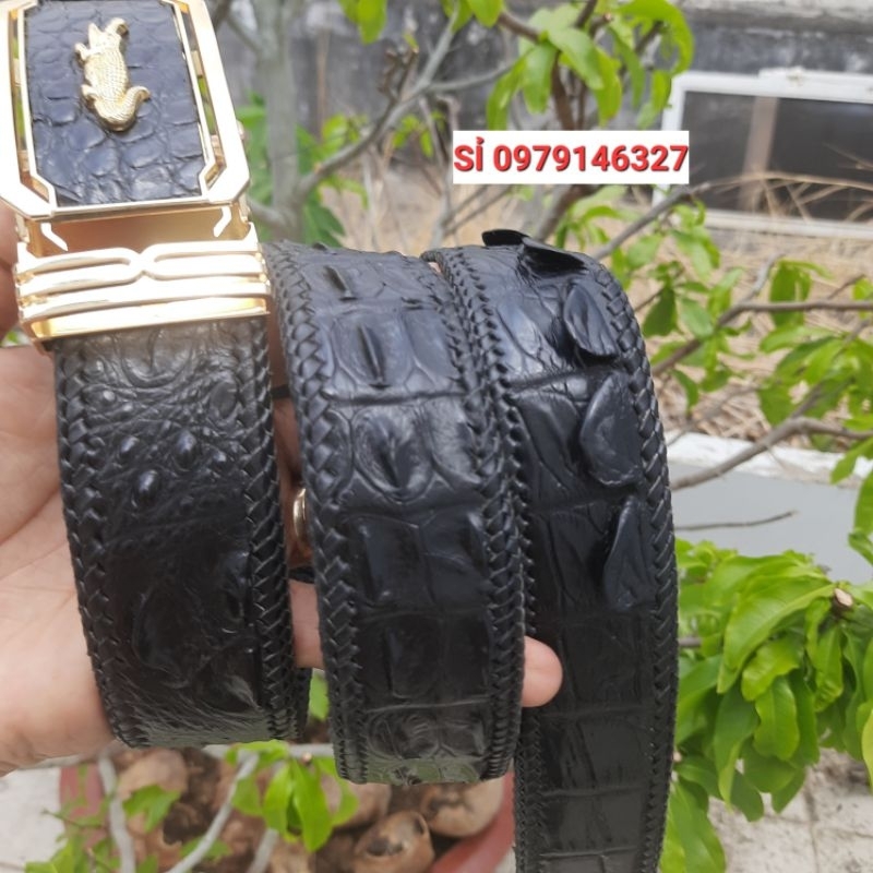 DÂY LIỀNĐAN VIỀN.THẮT LƯNG NAM DA CÁ SẤU .