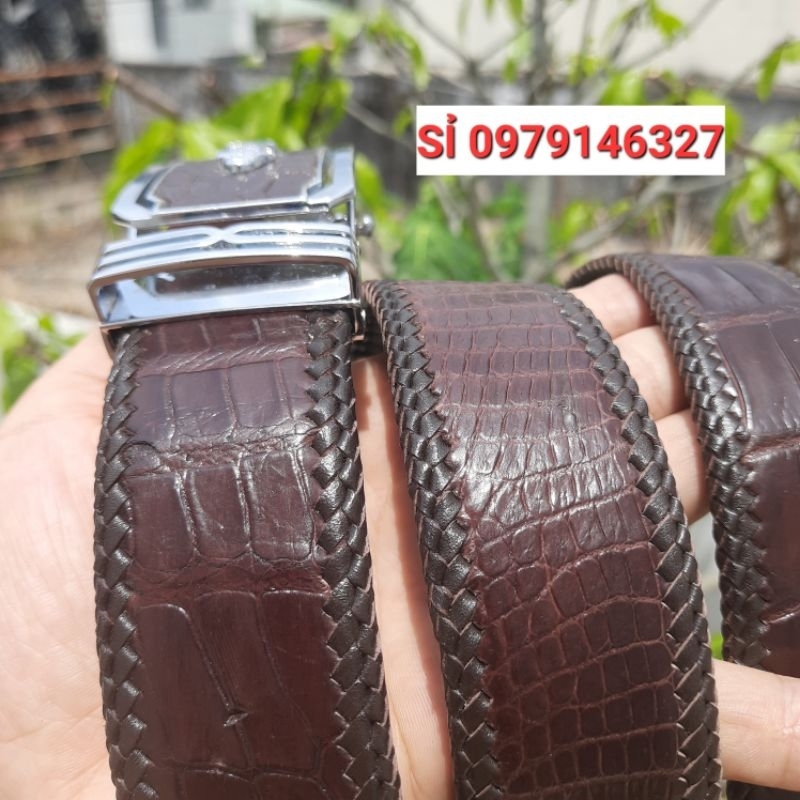 DÂY LIỀNĐAN VIỀN.THẮT LƯNG NAM DA CÁ SẤU .