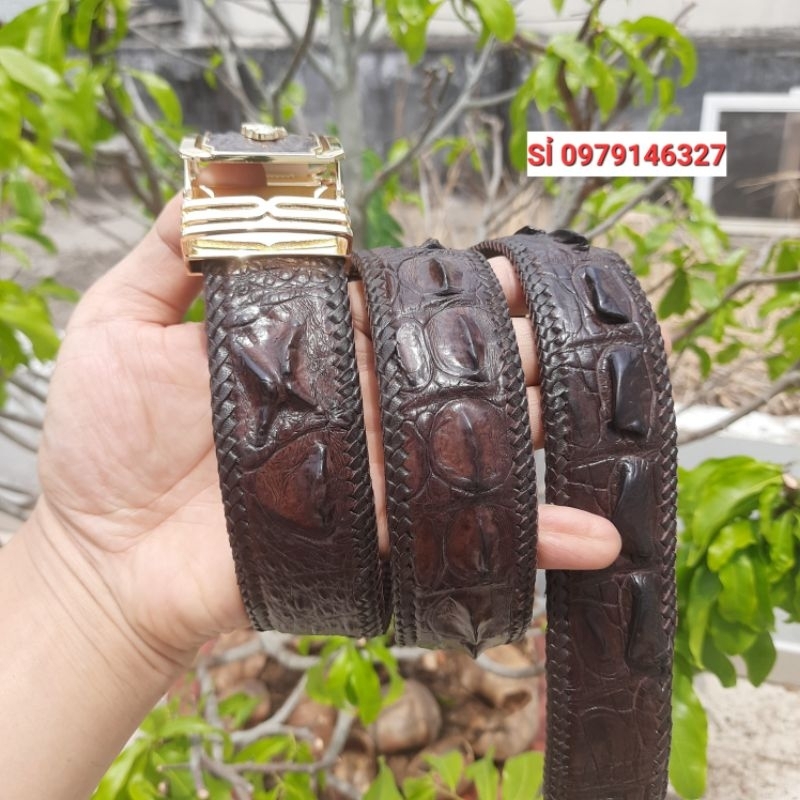 DÂY LIỀNĐAN VIỀN.THẮT LƯNG NAM DA CÁ SẤU .