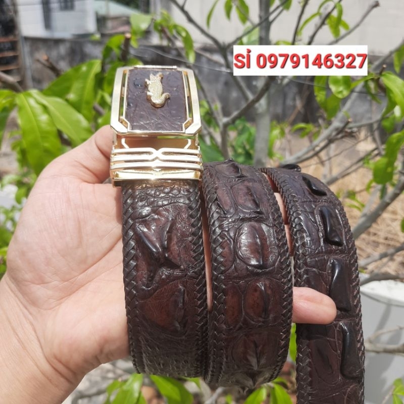 DÂY LIỀNĐAN VIỀN.THẮT LƯNG NAM DA CÁ SẤU .