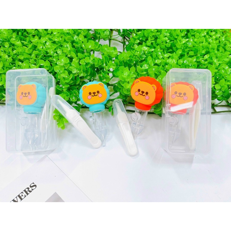 (Tặng Kèm Gắp Rỉ Mũi) Dụng Cụ Hút Mũi hình Sư Tử dễ thương cho bé