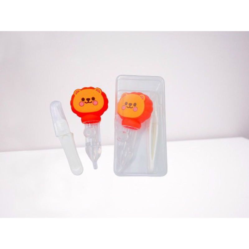 (Tặng Kèm Gắp Rỉ Mũi) Dụng Cụ Hút Mũi hình Sư Tử dễ thương cho bé