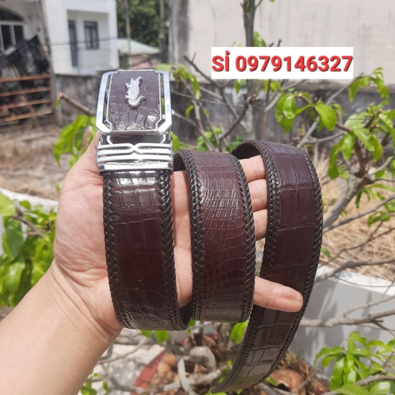 DÂY LIỀNĐAN VIỀN.THẮT LƯNG NAM DA CÁ SẤU .HÀNG CAO CẤP.