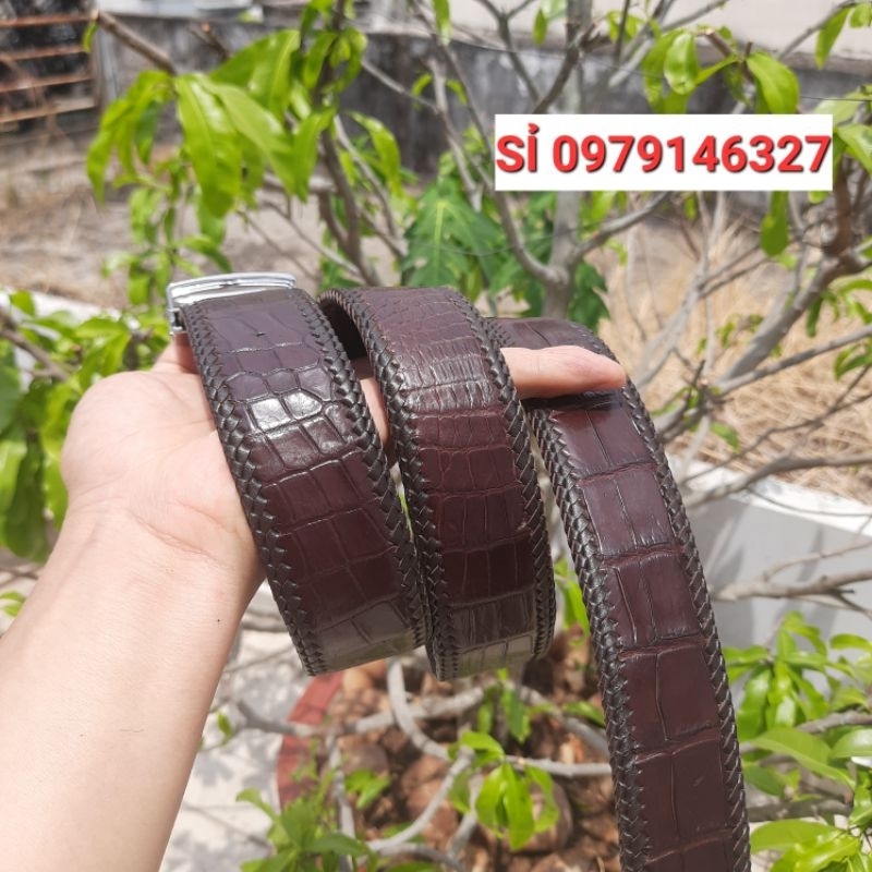 DÂY LIỀNĐAN VIỀN.THẮT LƯNG NAM DA CÁ SẤU .HÀNG CAO CẤP.