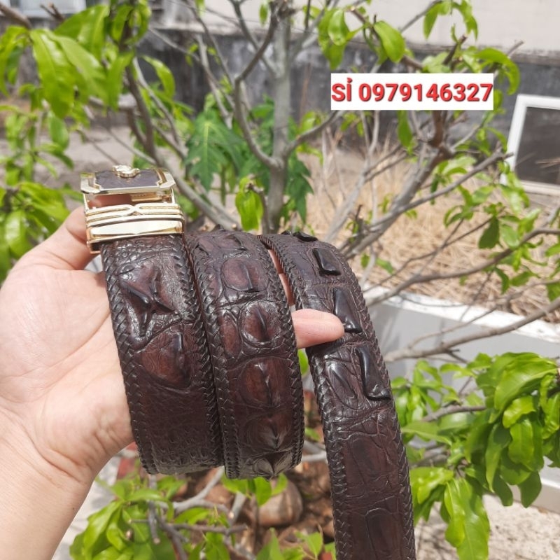 DÂY LIỀNĐAN VIỀN.THẮT LƯNG NAM DA CÁ SẤU .HÀNG CAO CẤP.