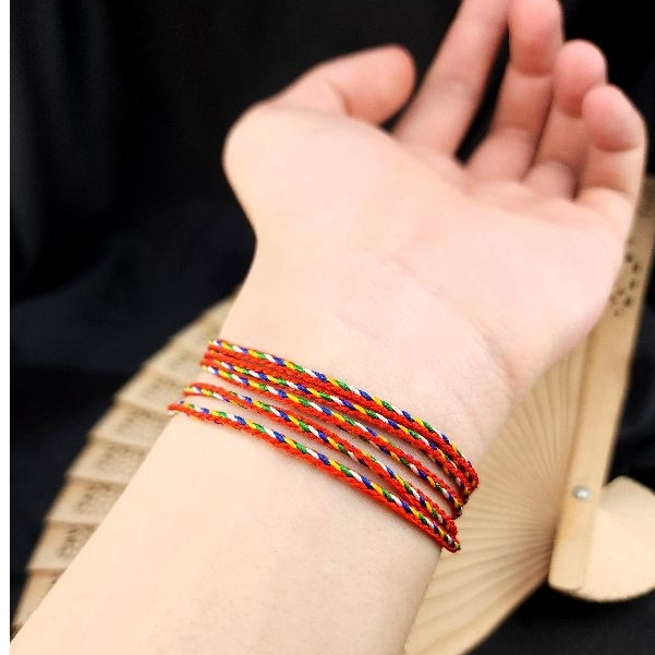 Vòng Tay Chỉ Ngũ Sắc Tây Tạng
