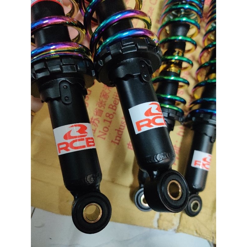 Phuộc RCB màu TITAN gắn Dream Wave Future Sirius Jupiter Taurus Elegant Charly Caphe Win....