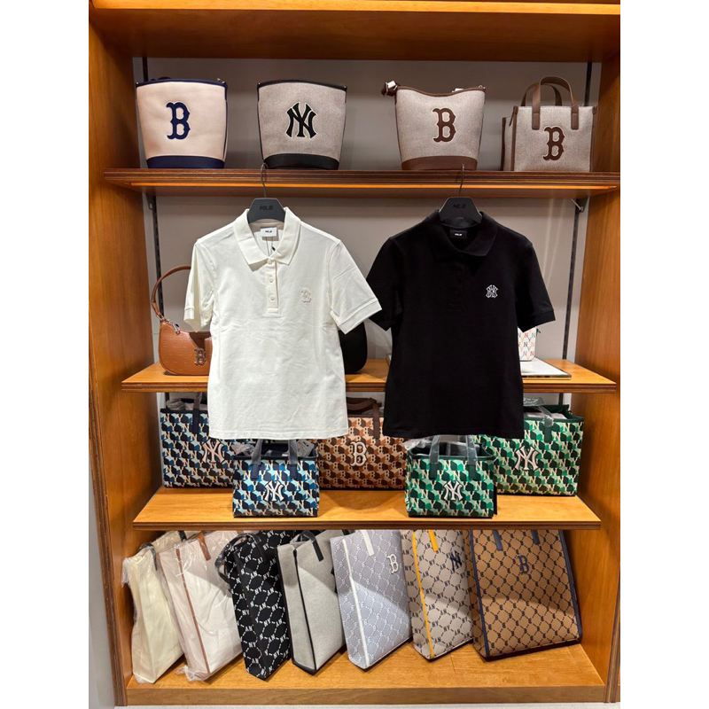 Áo polo MLB basic dáng Slim fit