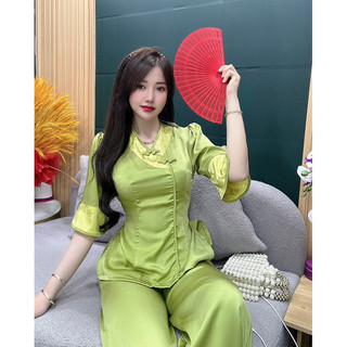 Bộ lam đi chùa *Set đồ lam