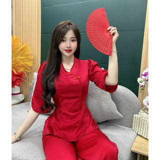 Bộ lam đi chùa *Set đồ lam