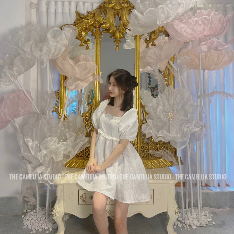 Váy BABYDOLL CALISTA dáng bồng xoè điệu đà 2 màu by Camellia Studio | BigBuy360 - bigbuy360.vn