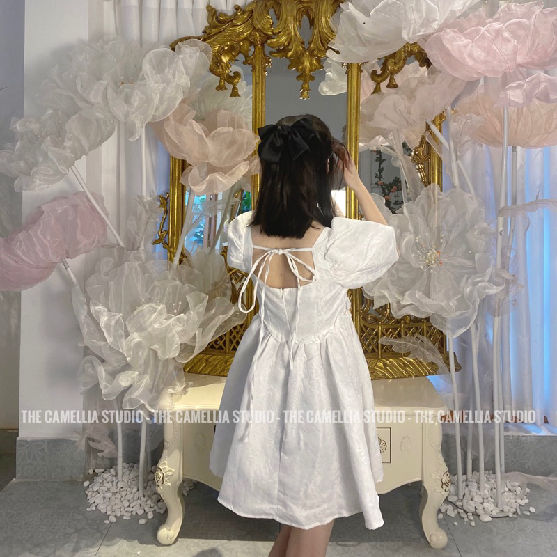 Váy BABYDOLL CALISTA dáng bồng xoè điệu đà 2 màu by Camellia Studio | BigBuy360 - bigbuy360.vn