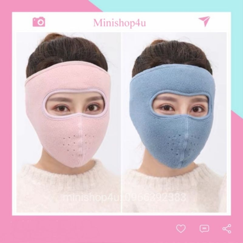 Khẩu trang ninja che kín mặt thoáng khí dán gáy chống nắng.ngăn bụi