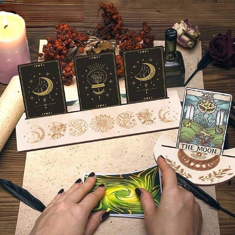 Set gồm 2 giá đỡ thẻ bài Tarot như hình tiện dụng