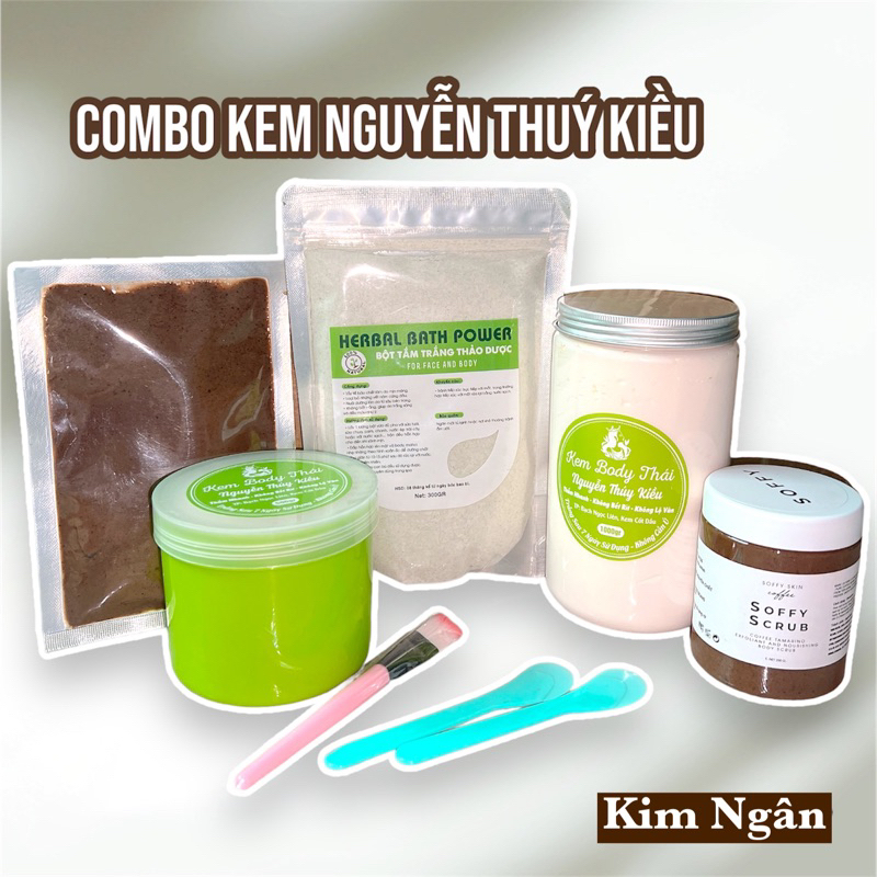 KEM BODY THÁI 500 GRAM - 5 MÓN [ NGUYỄN THUÝ KIỀU ] TẶNG KÈM TẨY TẾ BÀO CHẾT