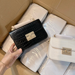 Túi khoá miu vân rắn size 18 khoá mờ