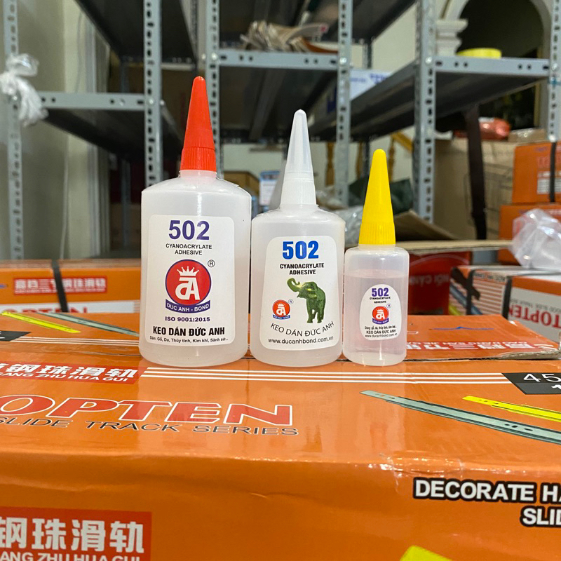 Keo 502 Đức Anh, keo con voi siêu dính, keo gián đa năng