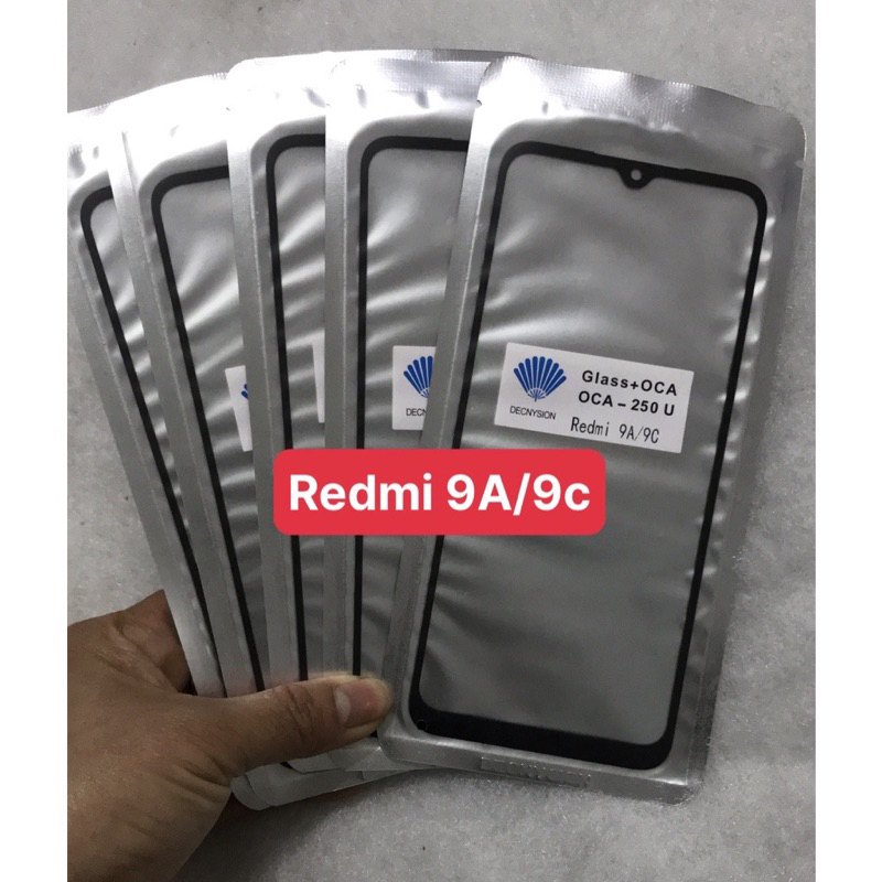 Kính ép Redmi 9A / Redmi 9c Xiaomi (kính ép màn hình Liền keo )