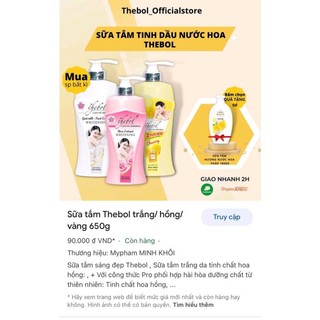 Combo 2 sữa tắm 700g + quà tặng thebol săn deal xả kho 33174.00