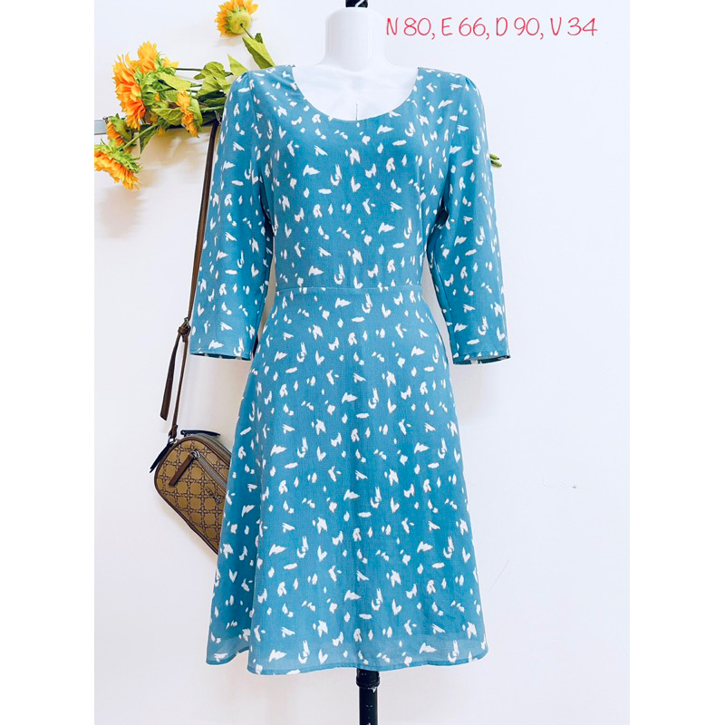 Đầm Xoè Umi, 2 Lớp Dày Dặn, 2hand