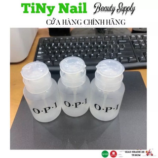 Bình nhấn OPI - có nắp đậy, đựng axiton ,đựng nước lau gel, Bình Đựng Nước Rửa Móng, Cồn - Acetone