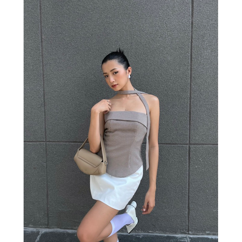 Jemie Top - Áo ống cúp ngực kèm dây cổ - Morri Club | BigBuy360 - bigbuy360.vn