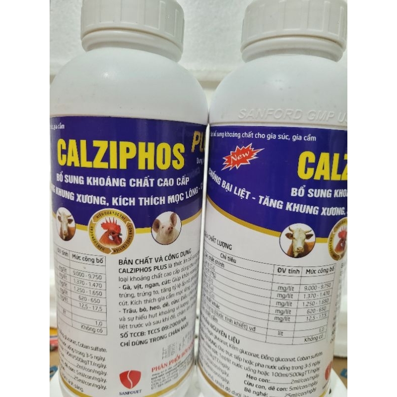 1 lit Canxiphos bổ sung kh.oáng chất cho vật n.uôi giúp chắc xương ngừa b.ại l.iệt