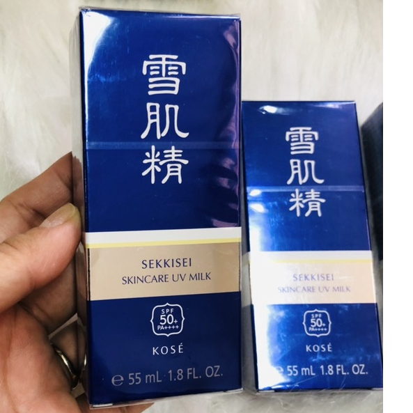 Kem chống nắng KOSE SEKKISEI SKINCARE UV MILK 55ML