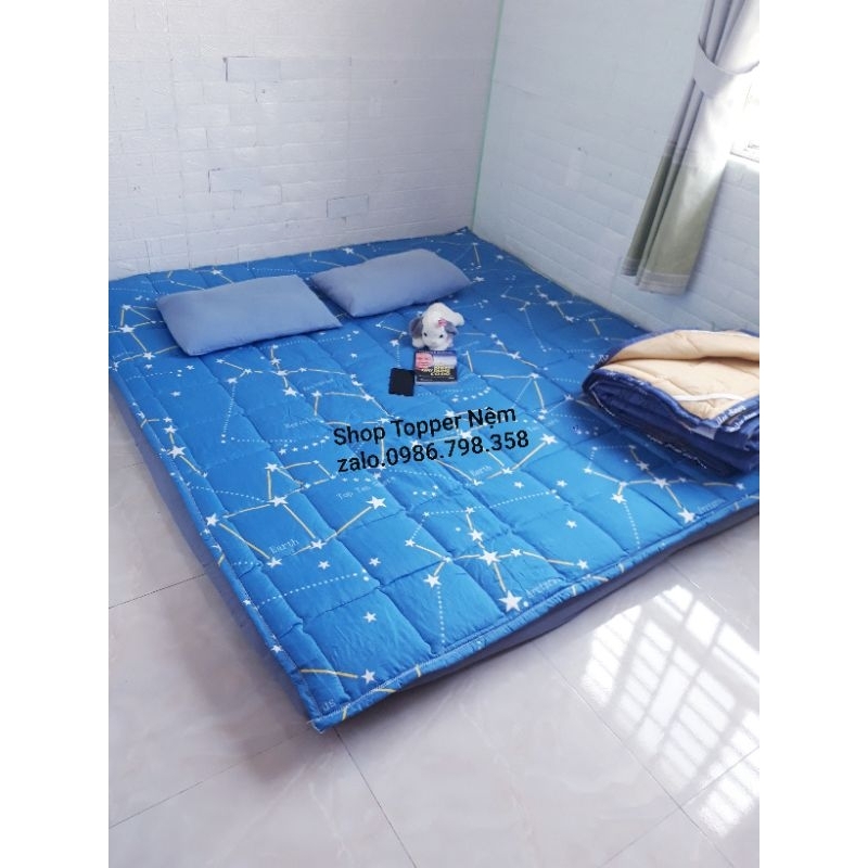 Tấm Trải Đệm Topper Nệm Trải Giường Trải Sàn Siêu Mỏng Cho Cả 4 Mùa Chiếu Trải Đa Tiện Gọn