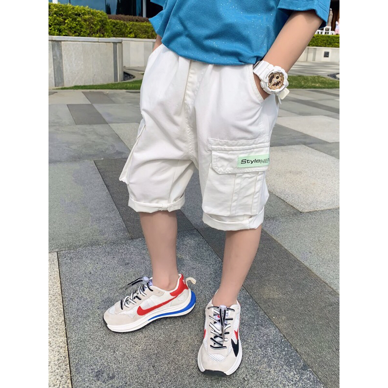 Quần Kaki Lửng Túi Hộp Size Đại Cho Bé Trai Hàng Quảng Châu