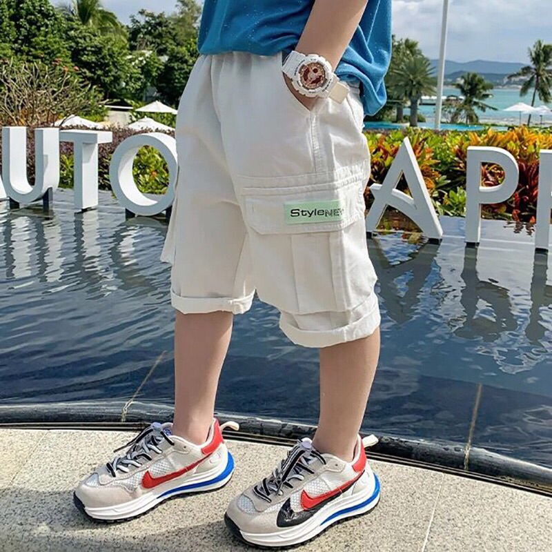 Quần Kaki Lửng Túi Hộp Size Đại Cho Bé Trai Hàng Quảng Châu