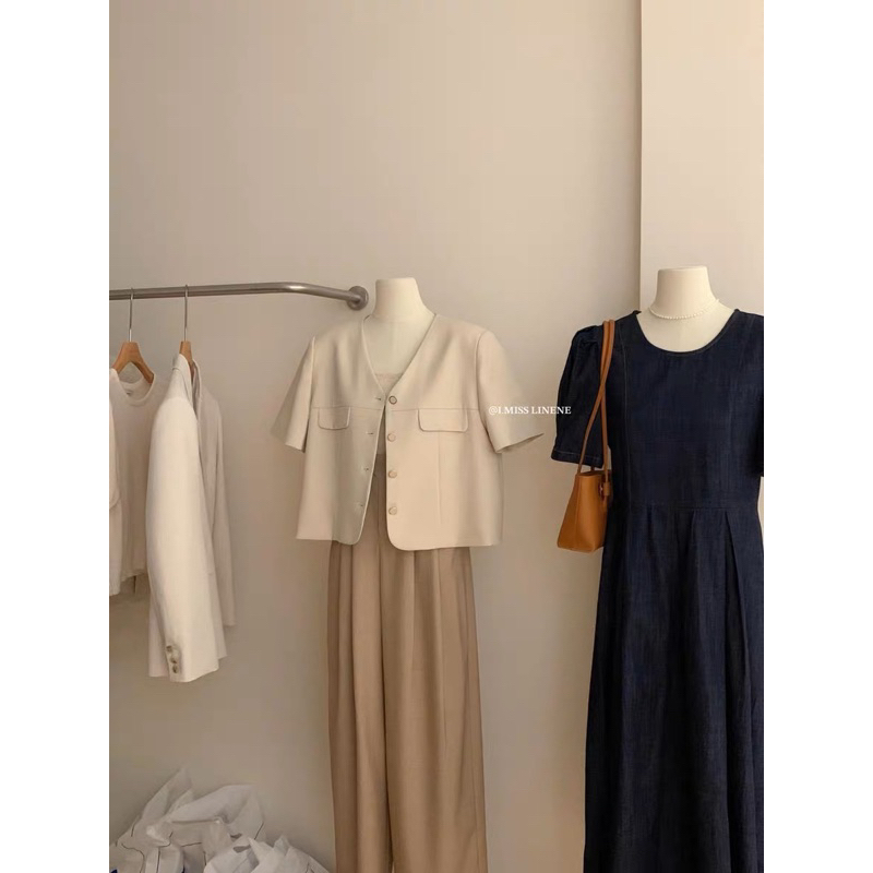 Áo vest cộc I MISS LINENE 70008 (Hàng có sẵn)🇰🇷 | BigBuy360 - bigbuy360.vn