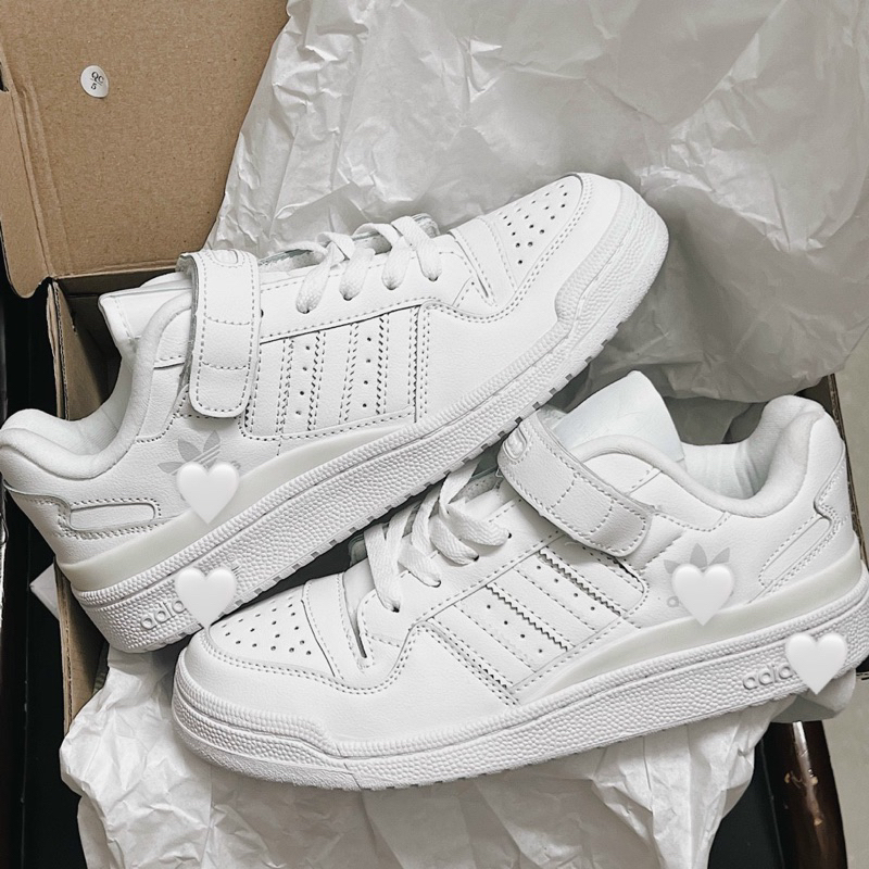 Giày thể thao 𝑨𝒅𝒊𝒅𝒂𝒔 𝑭𝒐𝒓𝒖𝒎 Low White S.Cấp fullbox