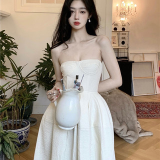 Claire Dress - Váy đầm quây cúp ngực xếp ly tiểu thư sang trọng quyến rũ chất liệu xốp mịn