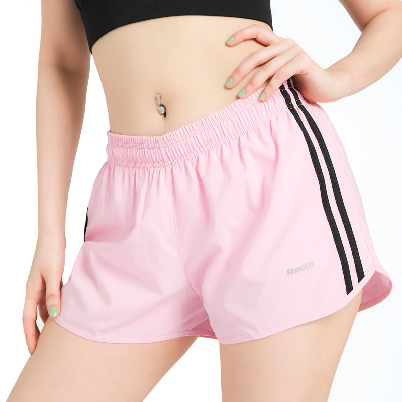 Quần short đùi thể thao nữ Reeta 2 lớp tập Gym - Yoga - chạy bộ - aerobic - A1991