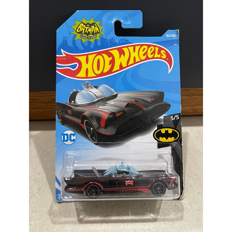Xe mô hình đồ chơi Hotwheels cơ bản 1:64 - BATMAN - TV Series Bat Mobile