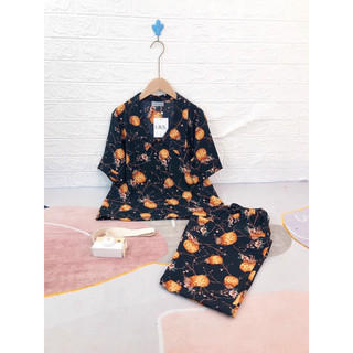 Đồ bộ mặc nhà pijama lửng