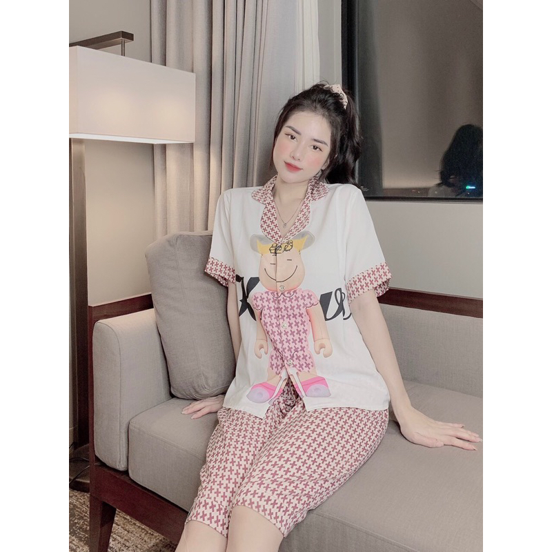 Đồ bộ mặc nhà pijama lửng