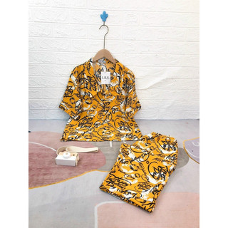 Đồ bộ mặc nhà pijama lửng